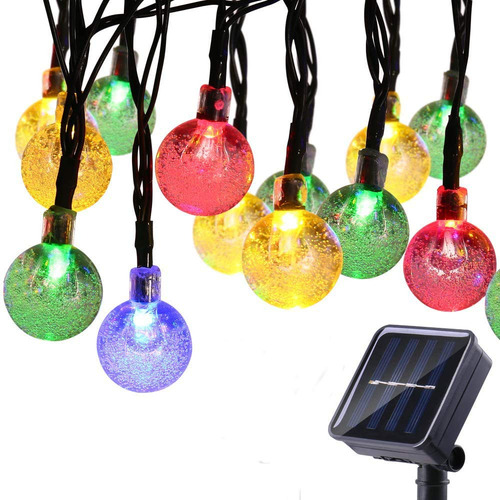 Cadena De Luces Solares Led Decorativas Impermeable Ip65