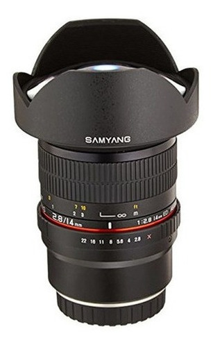 Samyang Sy14mfx 14 Mm F28 Ultra Wide Lens Para Fuji X Mount