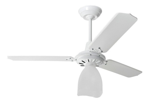 Ventilador de teto Loren Sid Lumi branco com 3 pás 220V