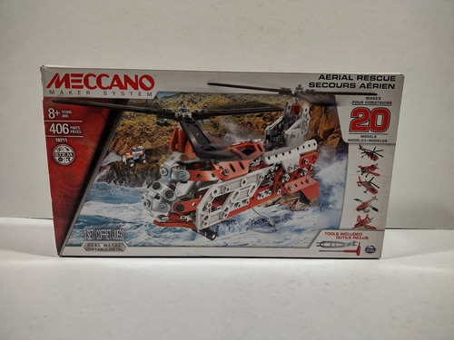 Meccano Helicoptero Set De 20 Modelos De Aeronavess 16211