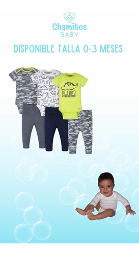 Conjunto De Niños Talla 0-3 Meses