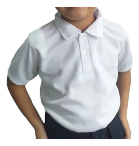 Docena De  Chemise Escolar Blanca 