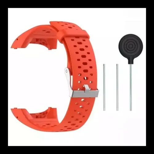 Cinturino Di Ricambio In Silicone Per Orologio Polar M400 M430 GPS &ndash; Kit Con Fibbia Acciaio