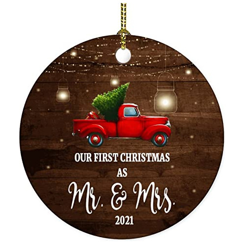Nuestra Primera Navidad Como Sr. Y Sra. 2021 Adorno De ...