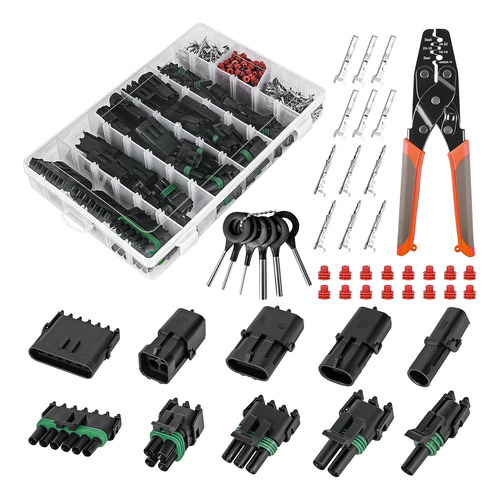 367 Piezas 20 Kits De Conectores Eléctricos Automotrices Imp