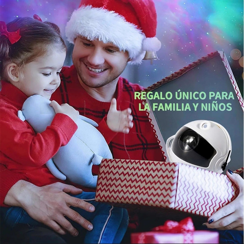 Proyector De Estrellas Con Diseño De Astronauta Negro .