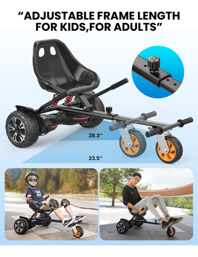 Asiento Adaptador Gyroor K2 Go Kart Para Hoverboard