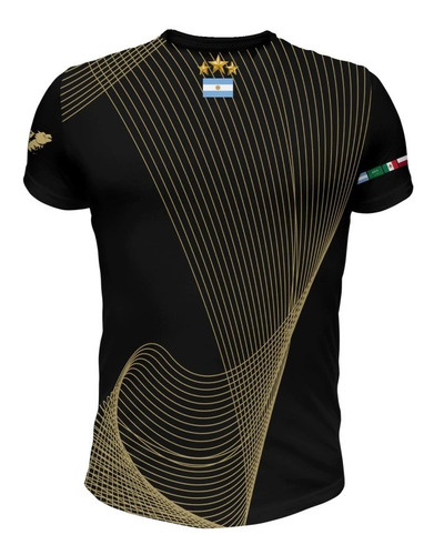 Imagen 2 de 2 de Remera Argentina Mundial Mod 8