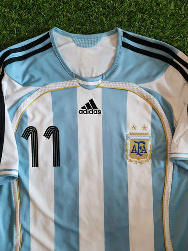 Camiseta Selección Argentina Utileria Tevez # 11 (Usado)