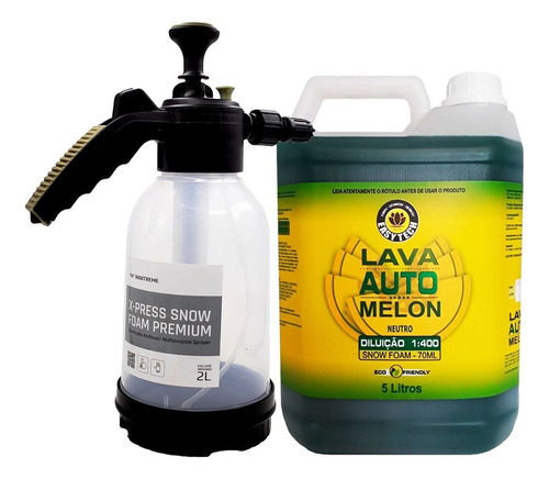 X-press Snow Foam 2l Waxtreme + Lava Auto Melon 5l Easytech