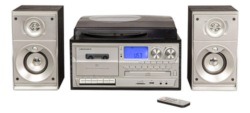Crosley Cr7014a-bk Eclipse Tirntable De 3 Velocidades Con De