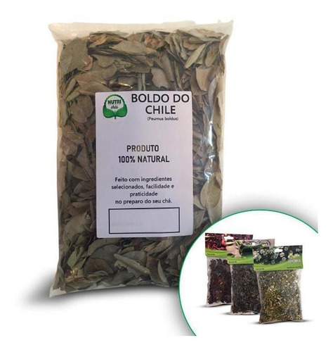 Chá De Boldo Do Chile  Premium 200gr 100% Natural