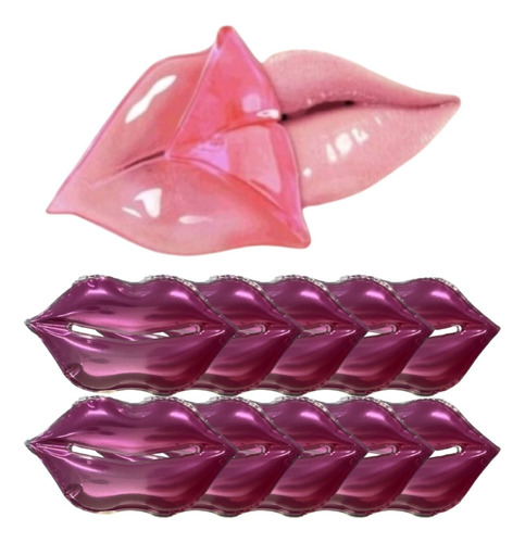 Kit 10 Máscaras Hidratante Labial Com Colágeno - Mey Brasil