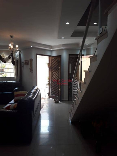 Sobrado Em Condomínio Fechado Com 3 Dormitórios ( 1 Suíte ), 3 Vagas À Venda, 92 M² Por R$ 750.000 - Mooca - São Paulo/sp - So0234