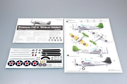 Modelismo Figuras Trumpeter 1/32 F4f3 Wildcat Early Version
