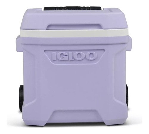 Igloo Hielera Enfriador Lila P/ 24 Latas Con Ruedas Lila