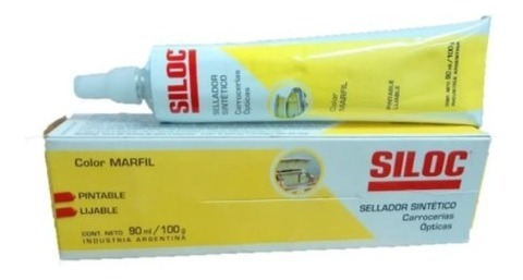 Siloc Sellador Sintetico Carrocerias Opticas Marfil 90 Gr 