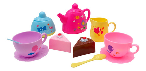 Juego De Te Infantil Tazas Pava Azucarera Diversion Niños 