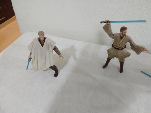 Figuras 3.75 Star Wars Anakin Obi Wan Kenobi Loose