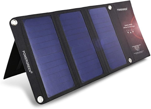 Panel Solar Cargador Portátil, 21w 2usb