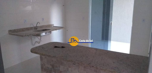 Lançamento: Apartamento Com 2 Dormitórios À Venda, 60 M² Por R$ 210.000 - Recreio - Rio Das Ostras/rj - Ap0664