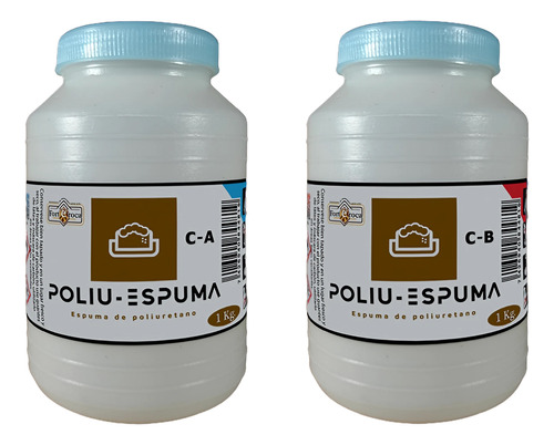 Espuma De Poliuretano Compuesto A Y B 2 Kg Multiple Usos