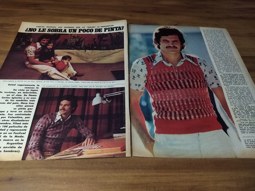 (ar205) Carlos Iglesias * Clippings Revista 2 Pgs * 1975