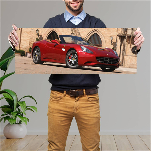 Cuadro 30x80cm Auto 2012 Ferrari California 30 7 498