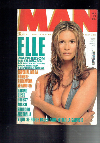 Revista Man Elle Macpherson