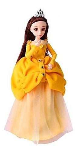 Moda Princesa Muñecas Shimmer Belle Doll Con Falda Y Xfx7x