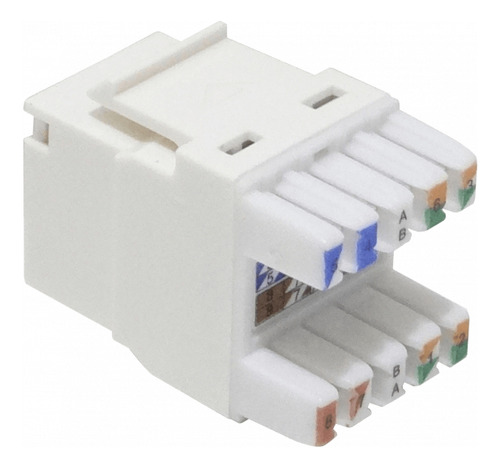 Furukawa Blanco Cat5e Utp Multilan Punch Keystone Hembra Rj4