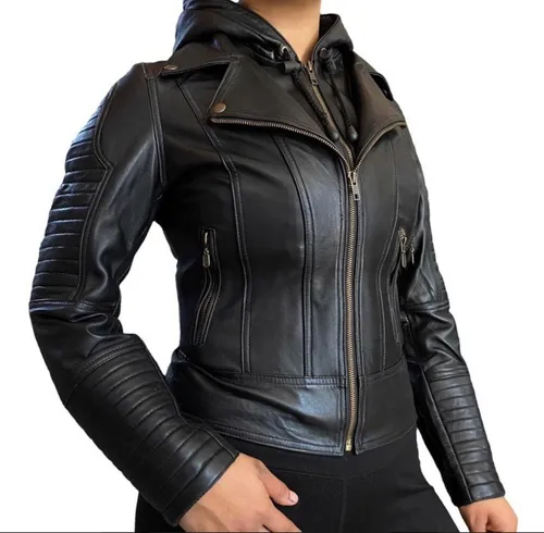 Chamarras de piel mujer hot sale