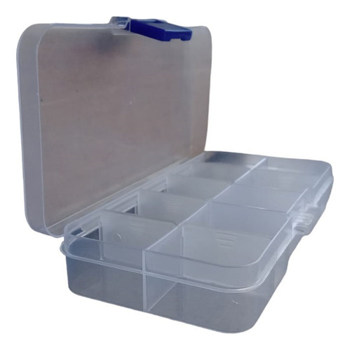 Kit De 5pz De Caja Organizadora De Plástico, 10 Divisiones