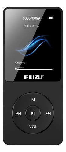 Reproductores Mp3 Ruizu, 16 Gb Micro Usb, Negro