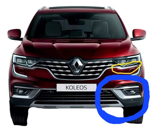 Moldura Izquierda Paragolpe Delantero Renault Koleos 2016/