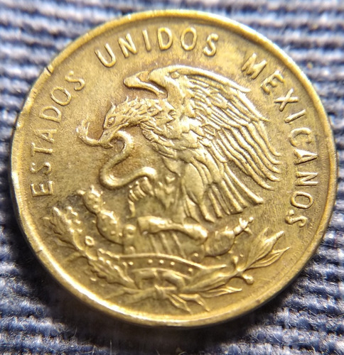 Moneda Un Centavo Espiga 1963, En Bronce 16mm. (Usado)
