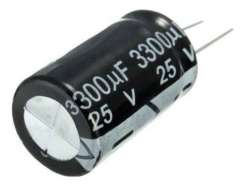 3300uf 25v Condensador Capacitor Electrolitico Pack 3unids