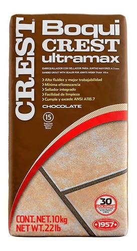 Boquicrest Ultramax 10kgs  Chocolate  - Crest