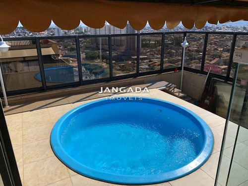 Imagem 12 de 27 de Cobertura A Venda Com Piscina - Condominio Chacara Jaguaribe - 10232