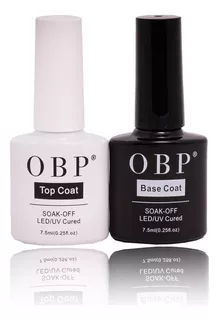 Kit Gel Obp Base - Top Coat Uv Para Uñas 7.5ml