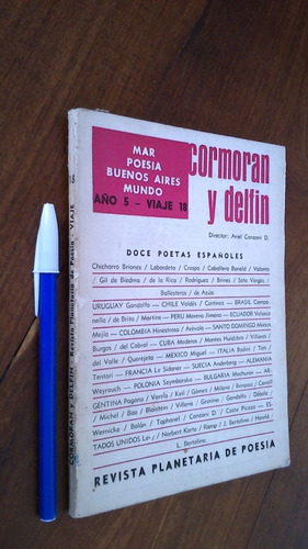 Imagen 1 de 2 de Cormorán Y Delfín Revista Planetaria De Poesía