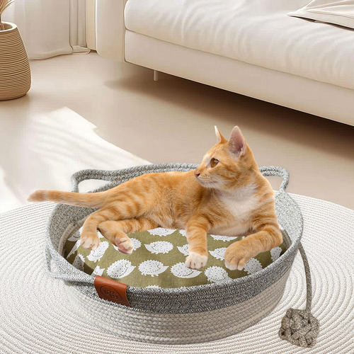 Cama De Algodón Cama De Gato Nido Para Dormir Las M Gris