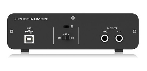 Imagen 2 de 6 de Interface De Audio Usb 2x2 Behringer Umc22 - Oddity