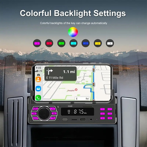 Estereo Soporte Celular Para Peugeot 206 1999-2018 (mcd)