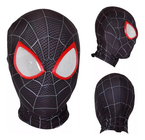 Máscara E Luvas De Cosplay Do Homem-aranha De Miles Morales
