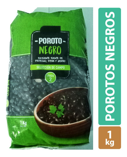 Poroto Negro 1 Kilo, Buena Para La Cocina