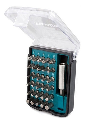 Juego Soporte Guia Puntas Destornillador 31pz D-34936 Makita