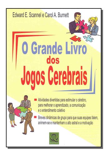 Libro Grande Livro Dos Jogos Cerebrais O De Scannel Edward E