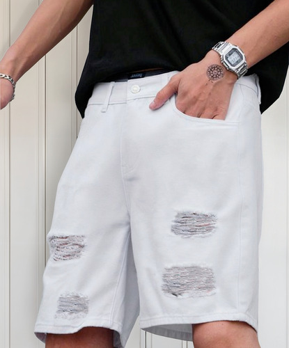 Short Jeans Semi Over Super Comodos Y Frescos