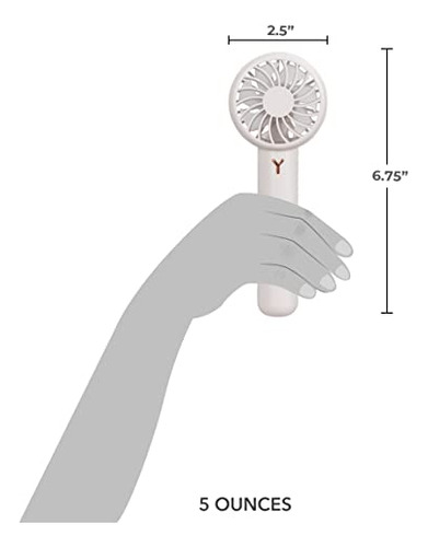 Ventilador De Mano Recargable Forpro Premium, Escritorio Usb